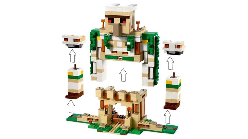 Set de Juego LEGO Minecraft La Fortaleza del Golem de Hierro 21250