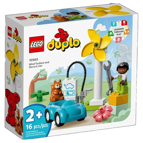 LEGO Duplo Aerogenerador y Coche Electrico 10985