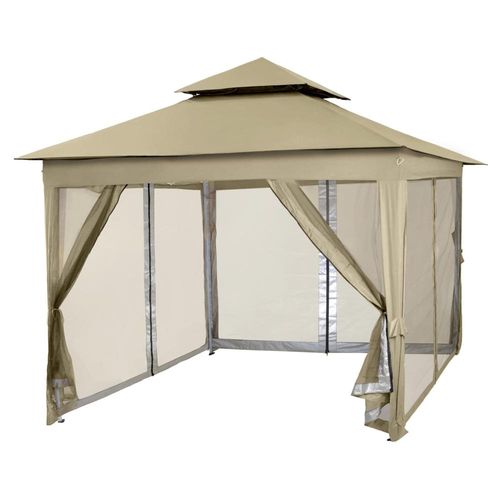 Toldo Gazebo Pergola 3.3x3.3mts Paredes Jardin Impermeable