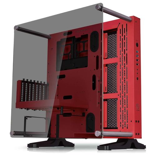 Gabinete Gamer THERMALTAKE Core P3 TG ATX Cristal Templado Rojo