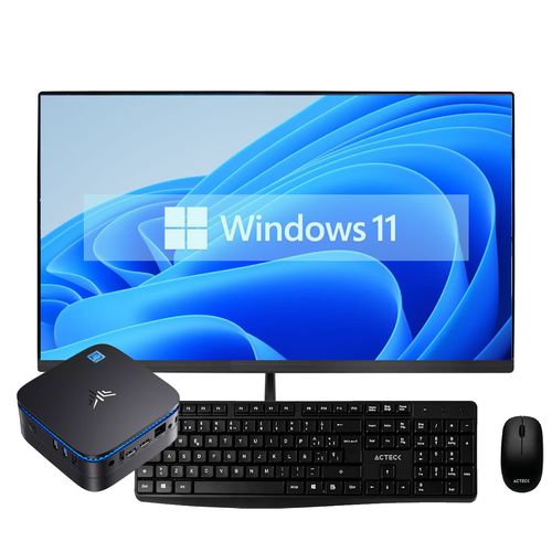 Mini Pc 12th Intel N95 16gb 512gb Win 11 Pro Monitor 21.5