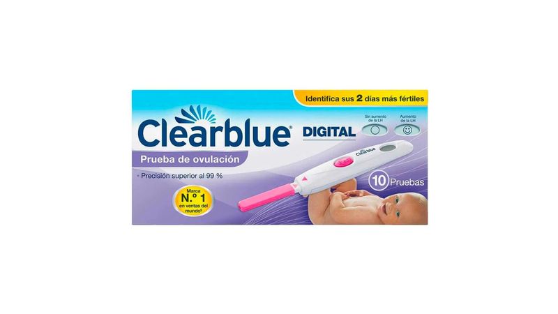 Prueba de ovulaci n Clearblue Digital 7 piezas