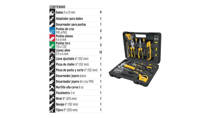Set de herramientas, 42 piezas