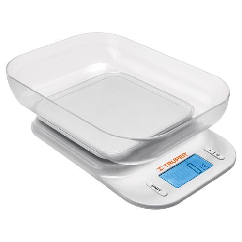 Báscula digital con tazón para cocina, 5kg, Truper