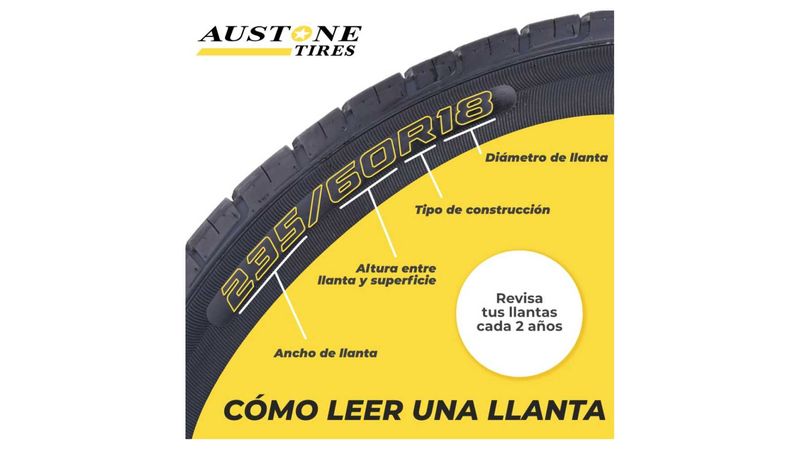 Paq 2 Llantas Austone 175 70R13 82T SP 801