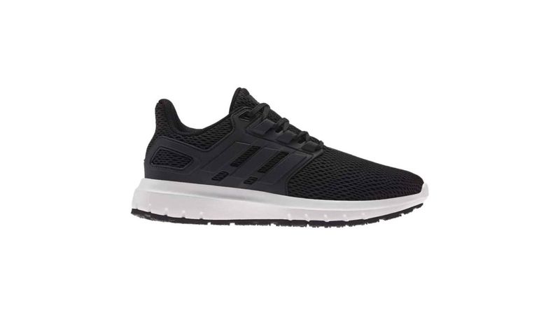 Tenis Adidas Casual Correr Ultimashow Color Negro con Suela Blanca