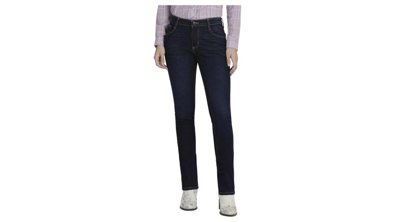 Jeans Vaquero Mujer Wrangler Slim Fit 176 Azul