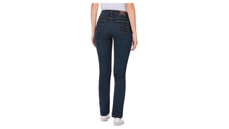 Pantalon Jeans Slender Skinny Lee Mujer 305 Azul petróleo