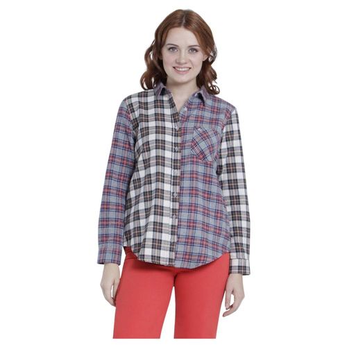 Blusa Casual Mujer Lee Regular Fit Manga Larga 330 Multicolor