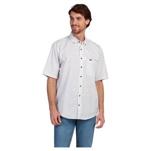 Camisa Regular fit Manga Corta Lee Hombre 33E Azul