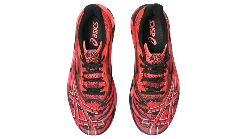 Tenis asics hombre online rojos