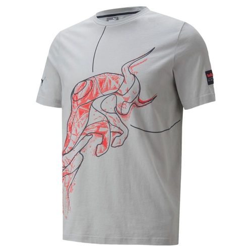 Playera Puma RBR Dynamic Bull para Hombre 533264-02 Gris