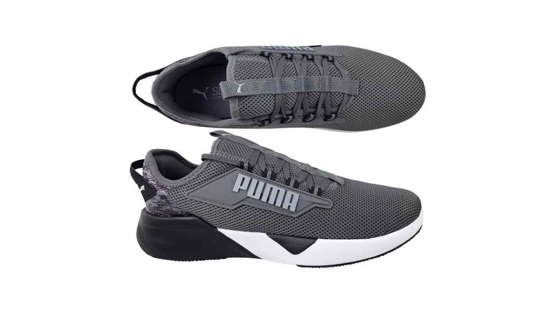 Zapatos puma gris outlet oscuro