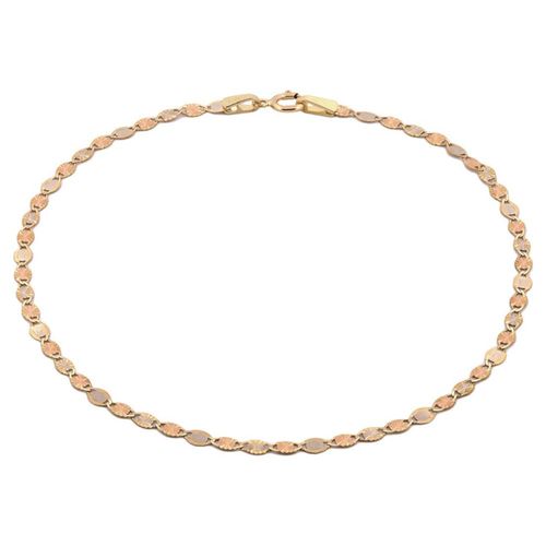 Hermoso Pulso Florentino 2 mm 19 cm Oro Sólido 10k