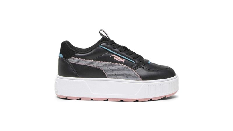 Tenis Puma Rebelle Corduroy Black Mujer Casual Juvenil Negro