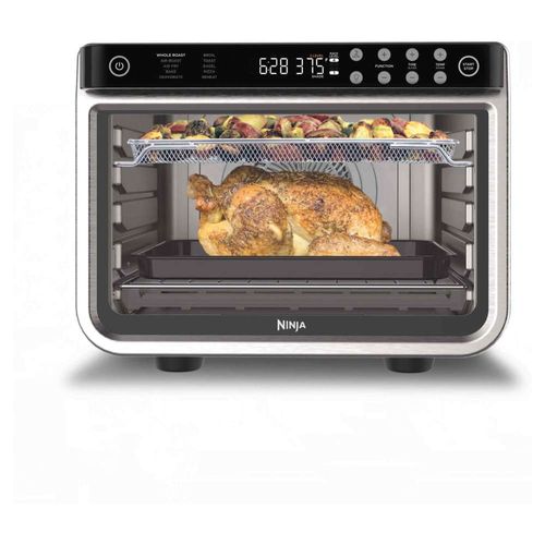 Horno de mesa eléctrico Ninja Foodi DT201 10 en 1 plata, sin aceite