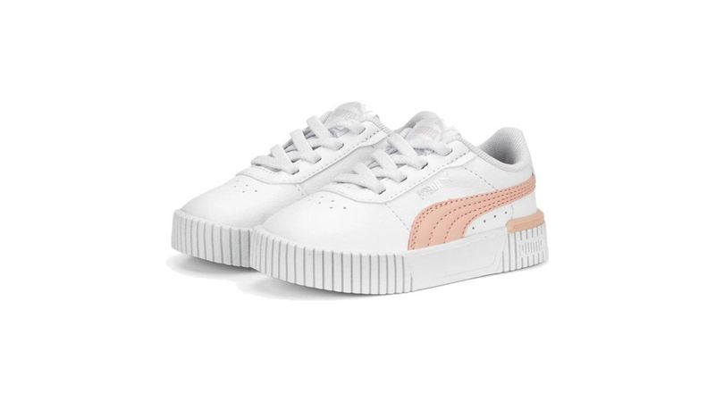 Tenis Puma Carina 2.0 AC INF para Ninas Pequenas 386187 09 Blanco