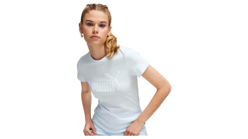 Playera azul cielo mujer hot sale