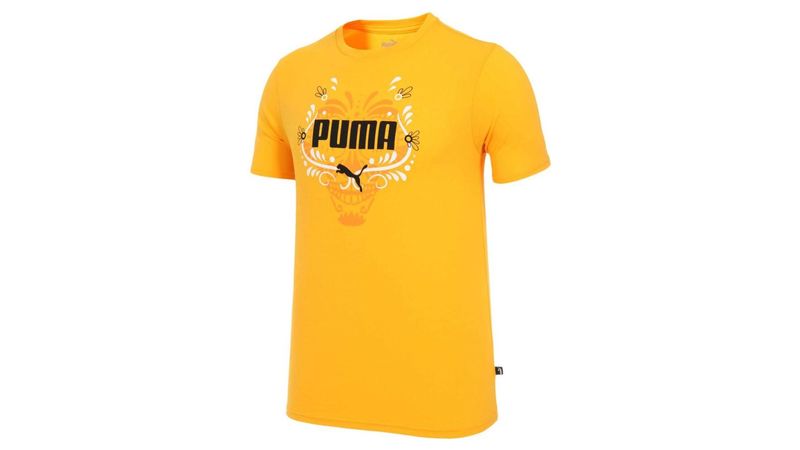 Playera puma amarilla hot sale