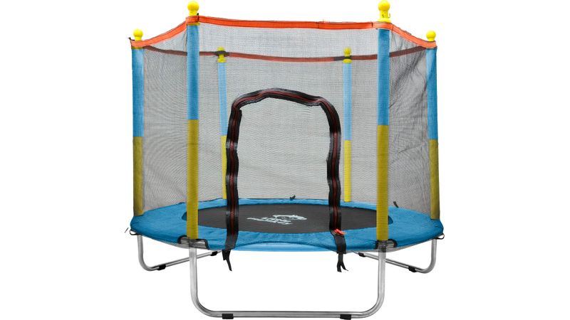 Trampolin Tumbling Niños Brincolin Infantil Red Seguridad Azul