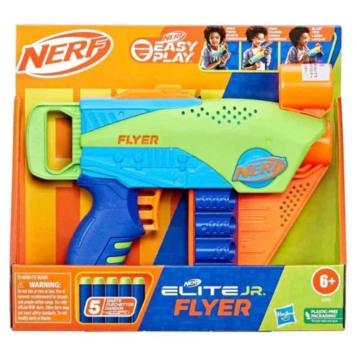 Nerf Elite Jr: Flyer 5X Lanzador De Dardos