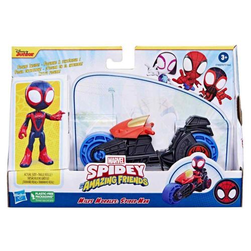 Marvel Spidey And His Amazing Friends: Miles Morales Con Motocicleta