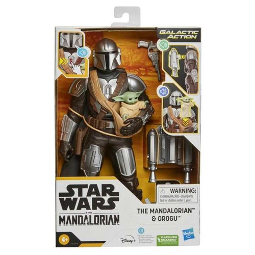 Star Wars Galactic Action: The Mandalorian - Mando Y Grogu Figura