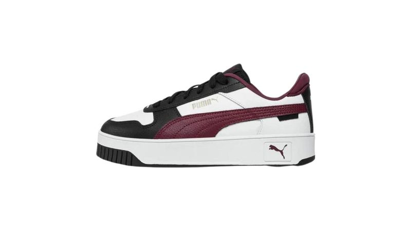 Tenis Puma Carina Street White Dark Mujer Juvenil Blanco