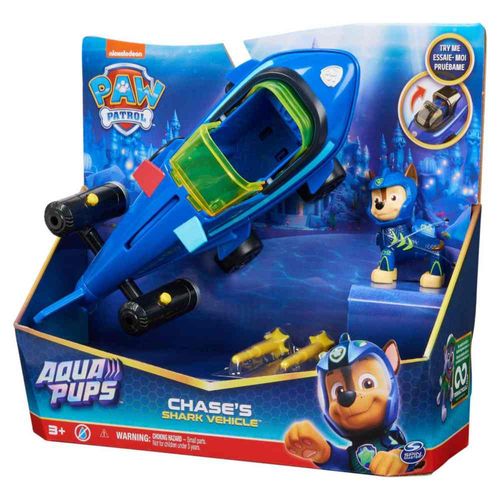 Paw Patrol: Aqua Pups - Chase Con Vehiculo Acuatico