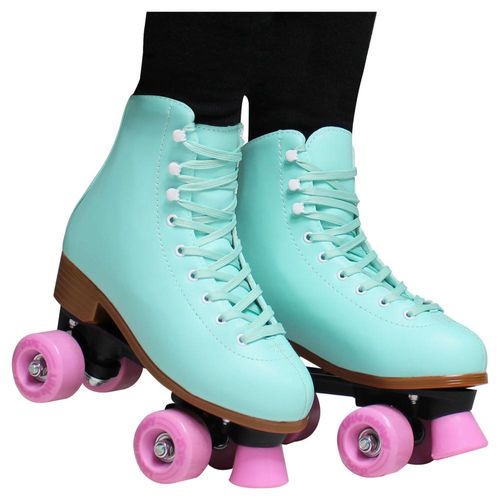 Patines 4 Ruedas Chicago Unisex Quads Profesionales Azul