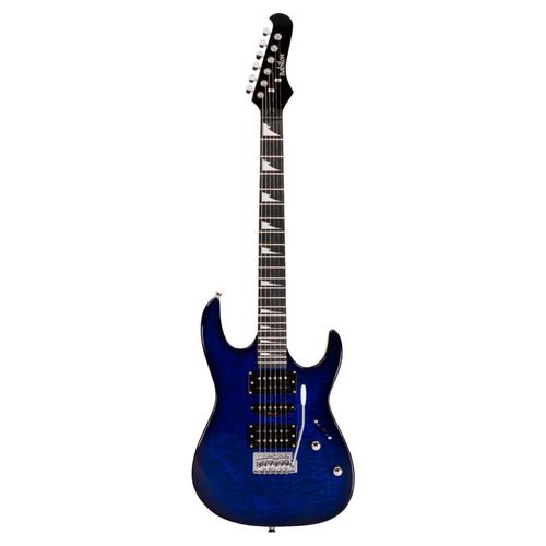 Guitarra Eléctrica Color Azul Sombreado SEAWALL-TBB BABILON