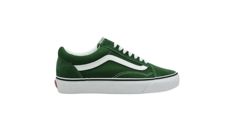 Zapatos vans clearance de cuadros verde