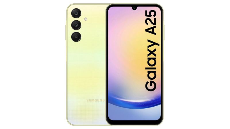 Samsung Galaxy A25 5G 6GB/128GB Amarillo - Teléfono móvil