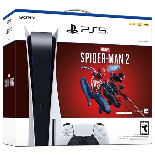 PlayStation 5 825GB Blu-Ray Incluye Descarga para Spider-Man 2