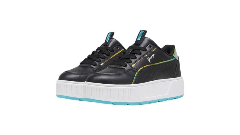 Tenis Puma Karmen Rebelle Crystal Wings Jr Mujer Juvenil Negro
