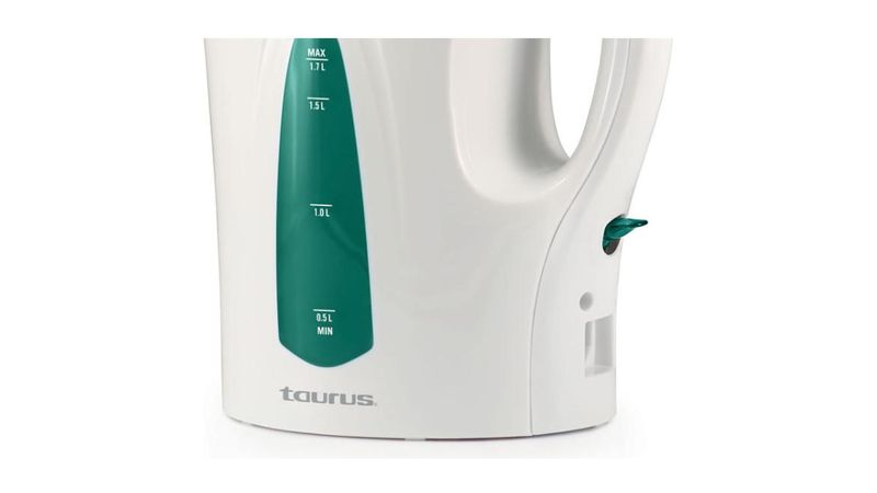 TAURUS ANDROMEDA, Hervidor de Agua, Tetera Eléctrica, 1.7 Litros,, Jarra  Eléctrica, Cable Desmontable, 1000 W, Cuerpo Plástico