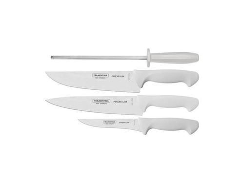 Juego de cuchillos Tramontina 4 pzas Premium Blanco