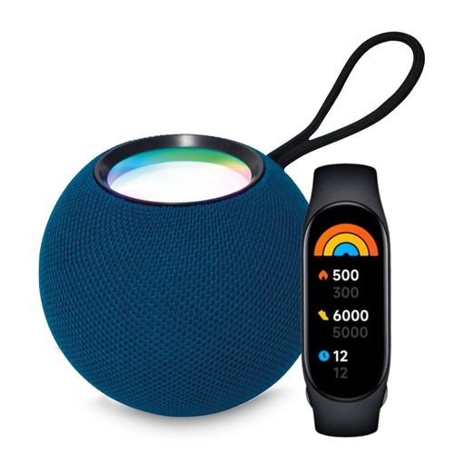 Smartband Lifeworks Negra más Bocina Portátil Bluetooth
