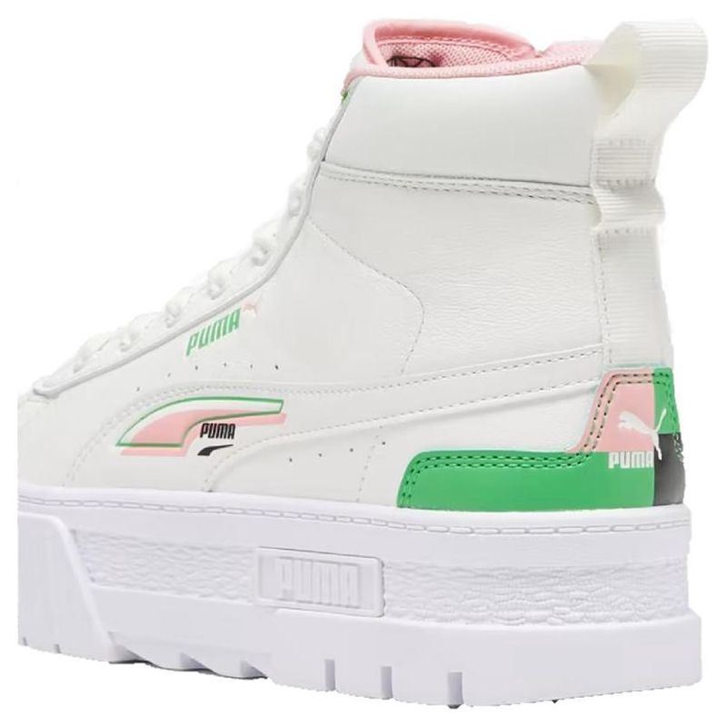 Tenis Puma Mayze Mid Brand Love Mujer Casual Blanco