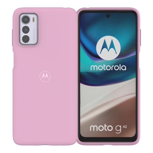 Funda protectora Motorola G42 (2022) suave delgada Rosa
