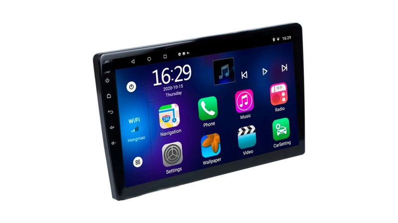 Autoestéreo 9″ 2 Din CarPlay, Android Auto, Android 12, 2GB RAM y 32GB  Almacenamiento – Audiobahn