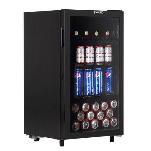 Frigobar Enfriador De Bebidas Refrigerador 85 Litros con Luz