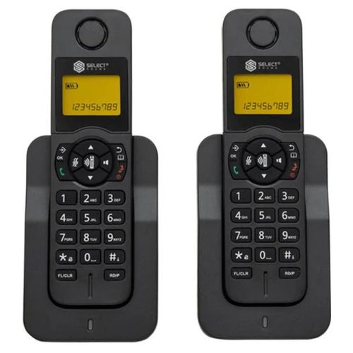 Telefonos Inalambricos Duo 8032 Select sound Negro -End