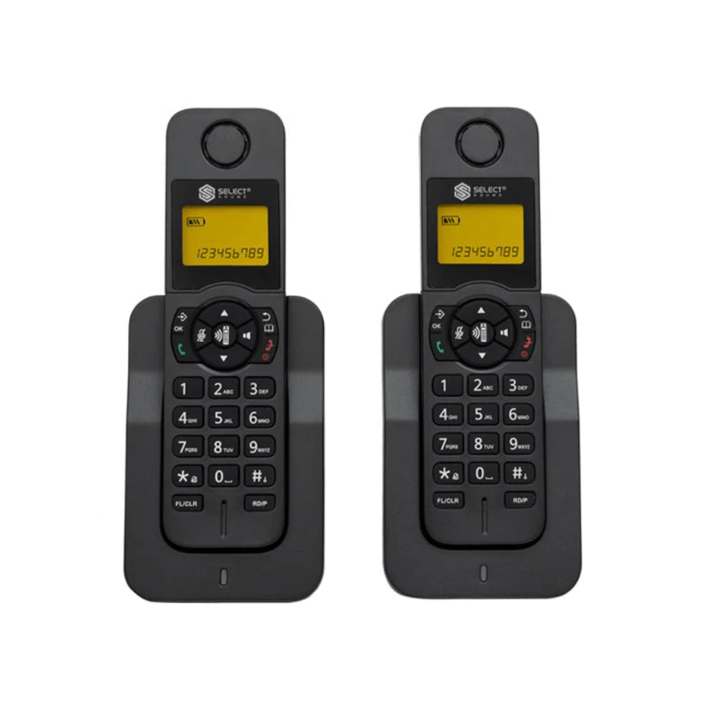Teléfono Inalámbrico Duo Select Sound 8032 Negro