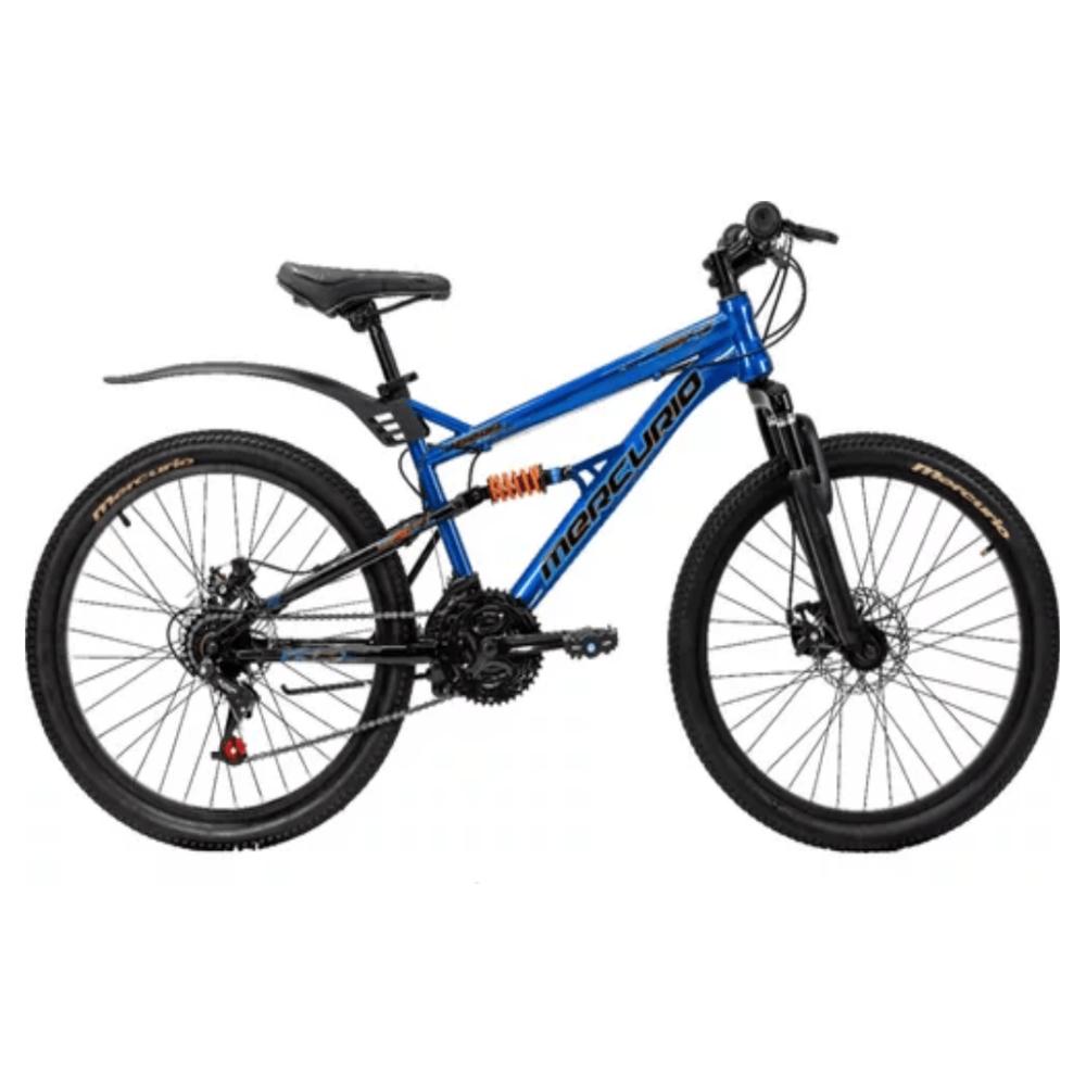 Bicicleta Mercurio Kaizer DS R24 Azul 21 Vel