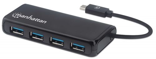 HUB USB-C 3.2, 4 Ptos USB-A