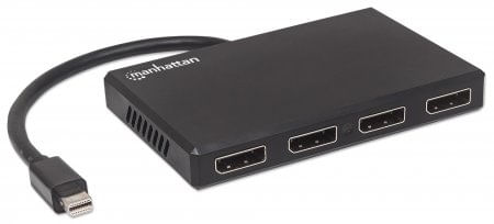 Hub Video Splitter de Mini DisplayPort a 4 DisplayPort