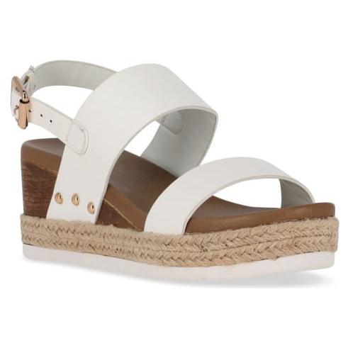 Sandalia  Casual mujer Confort Cklass Blanco Tacón 6 cm   710-86