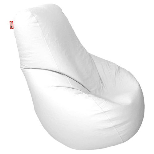 Sillón Puff Pera Grande Blanco UNITALLA