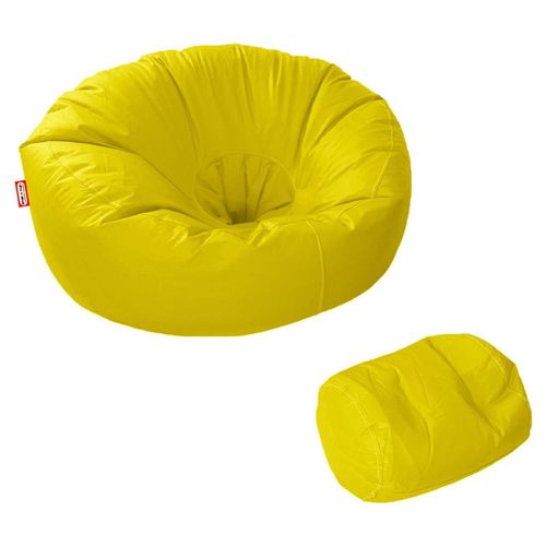 Sillón Puff Hole Jumbo Amarillo UNITALLA